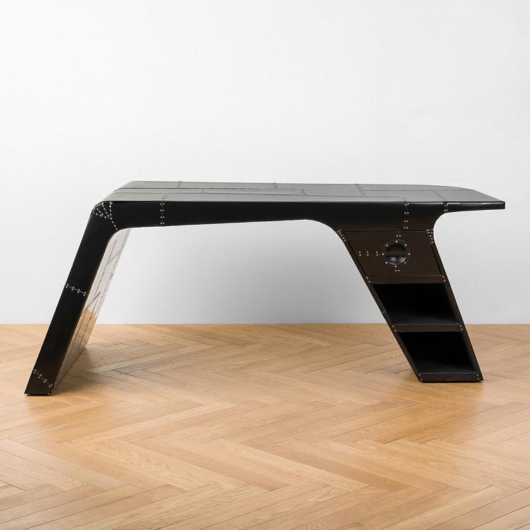 Wing Desk RM алюминий Jet Black Письменный стол