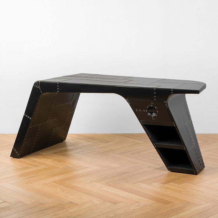 Wing Desk RM алюминий Jet Black Письменный стол
